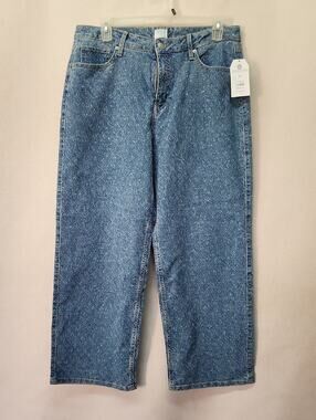 🚨2/$25 or 5/$50🚨Time and Tru Light Blue Speckled Denim Jeans